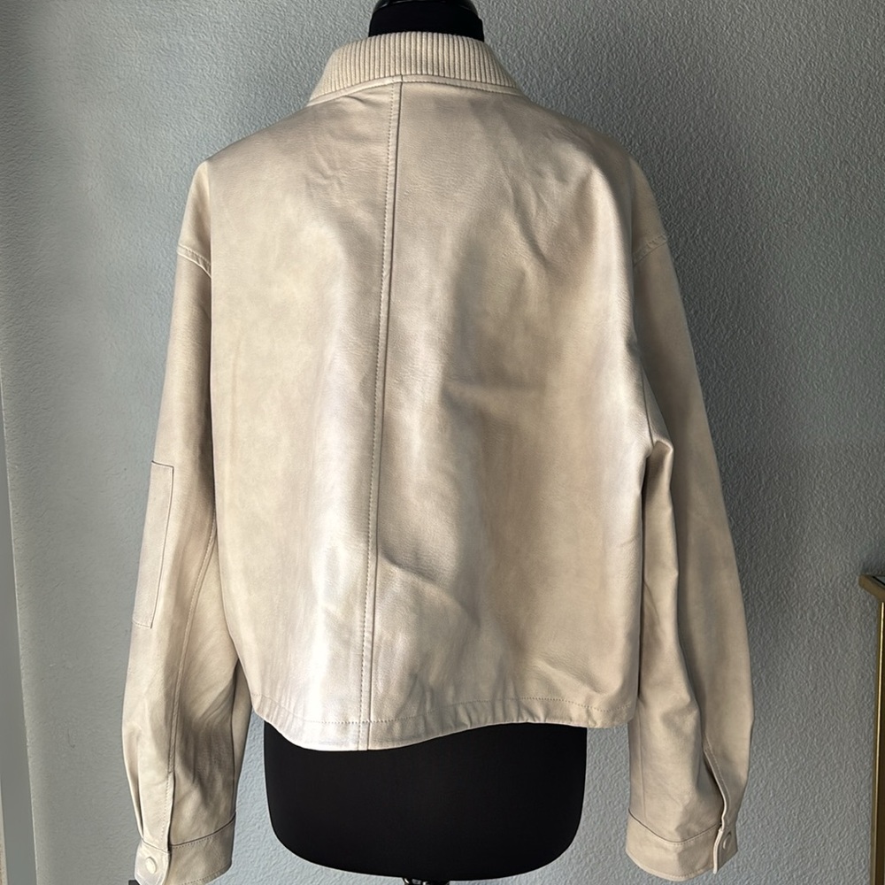 Marc New York jacket. Faux leather. New. With pockets - Picture 3 of 6
